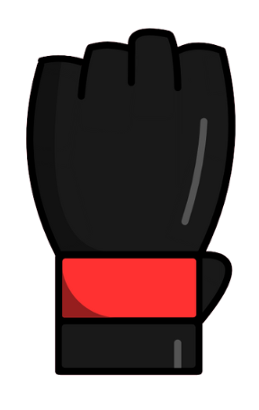 guante negrorojo 1